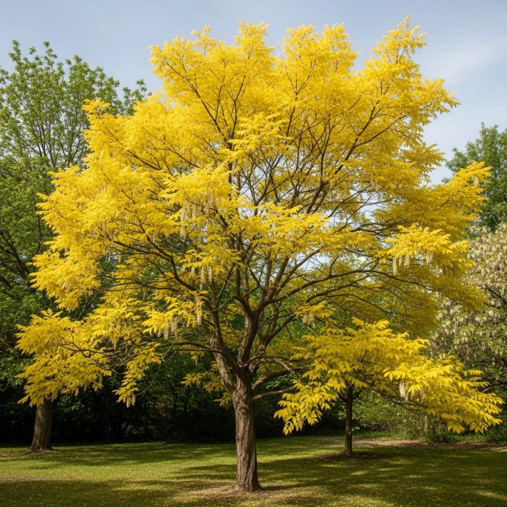 6ft Half-Standard 'Frisia' Golden False Acacia Tree | Mature Bare Root | 6/8cm Girth - Image 3