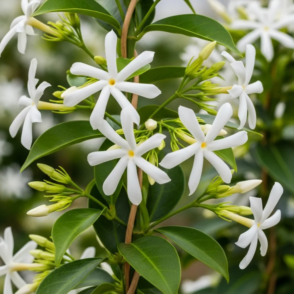 6ft Star Jasmine | Trachelospermum jasminoides | 10L Pot