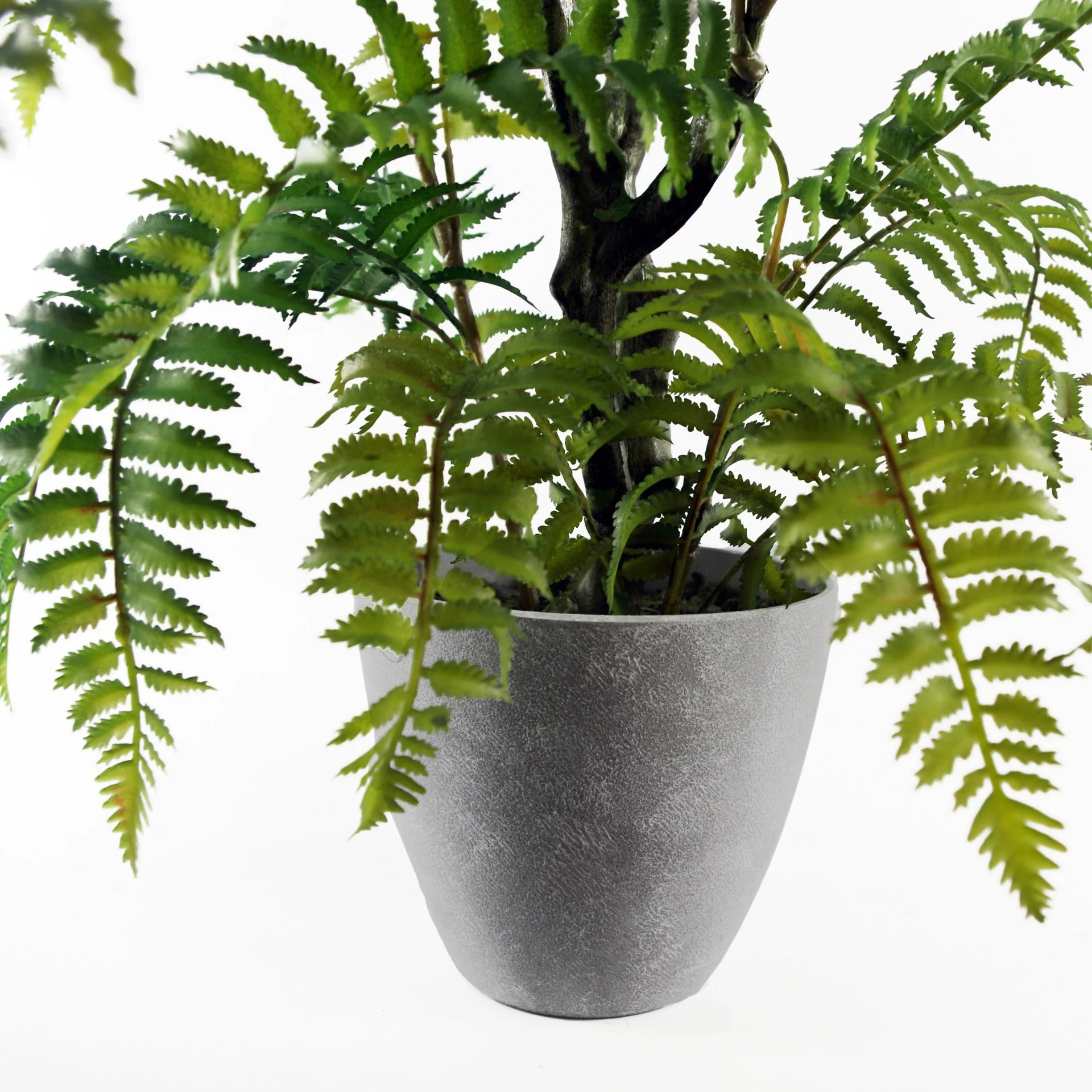 70cm Artificial Fern Tree in Decorative Planter - Image 2