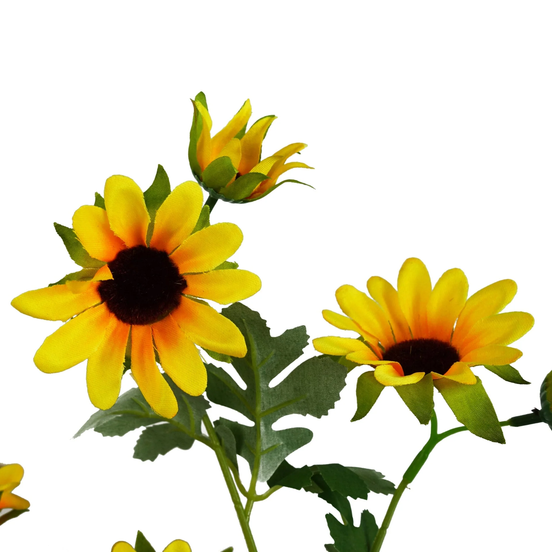 70cm Artificial Yellow Daisy Flower Spray - Image 3