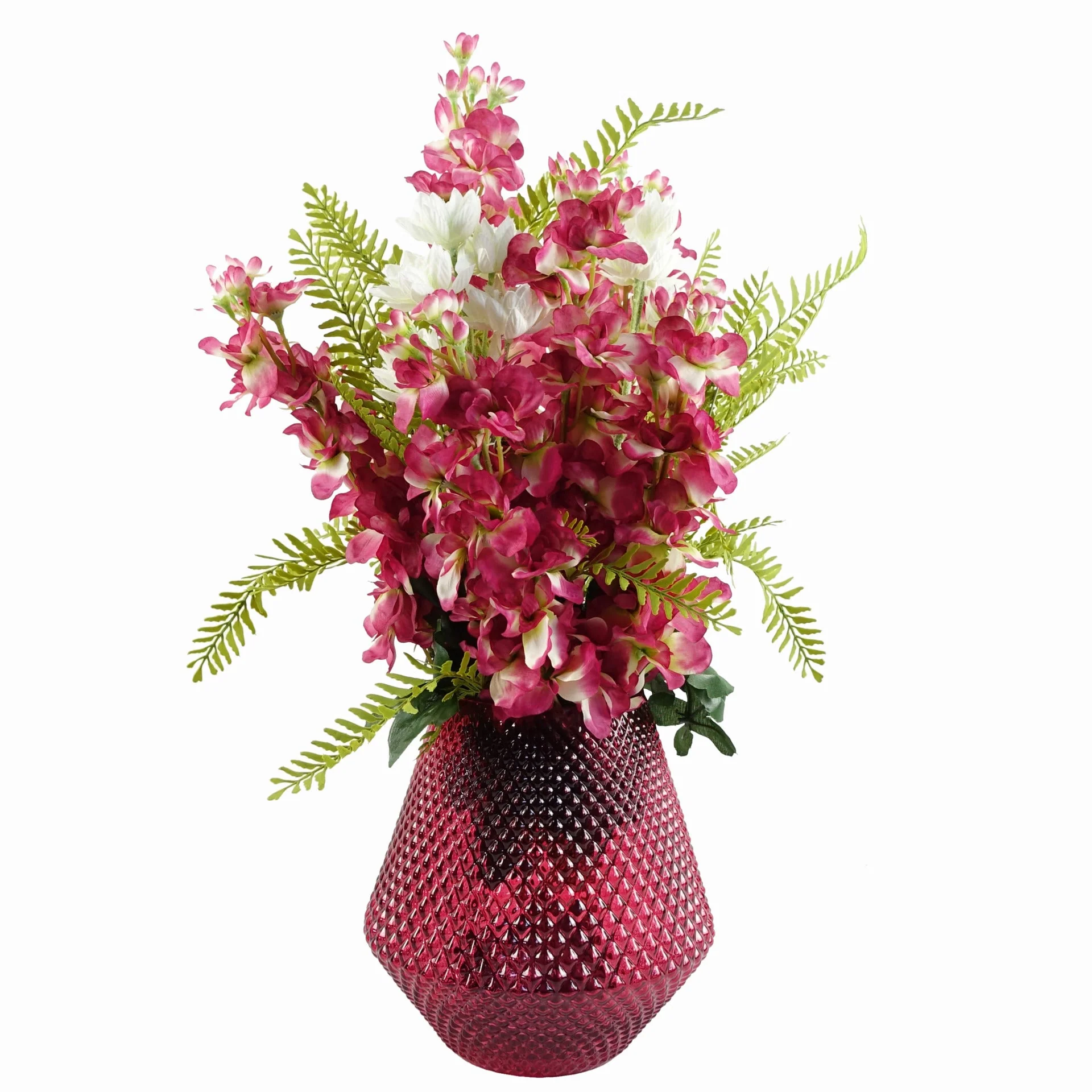 75cm Delphinium Dark Pink Artificial Stem - Image 3