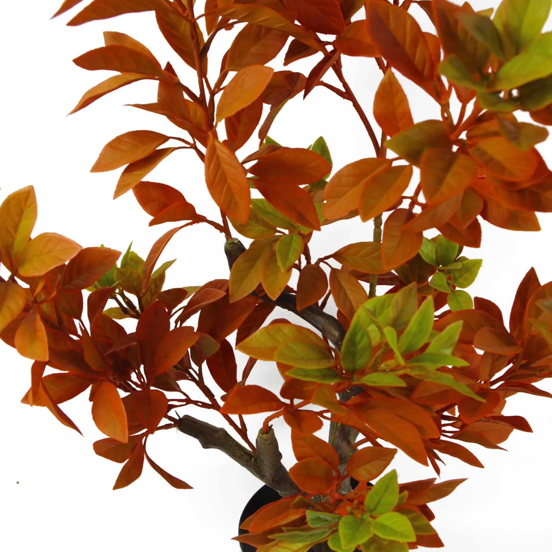 80cm Artificial Yellow Gold Autumn Ficus Tree - Image 2