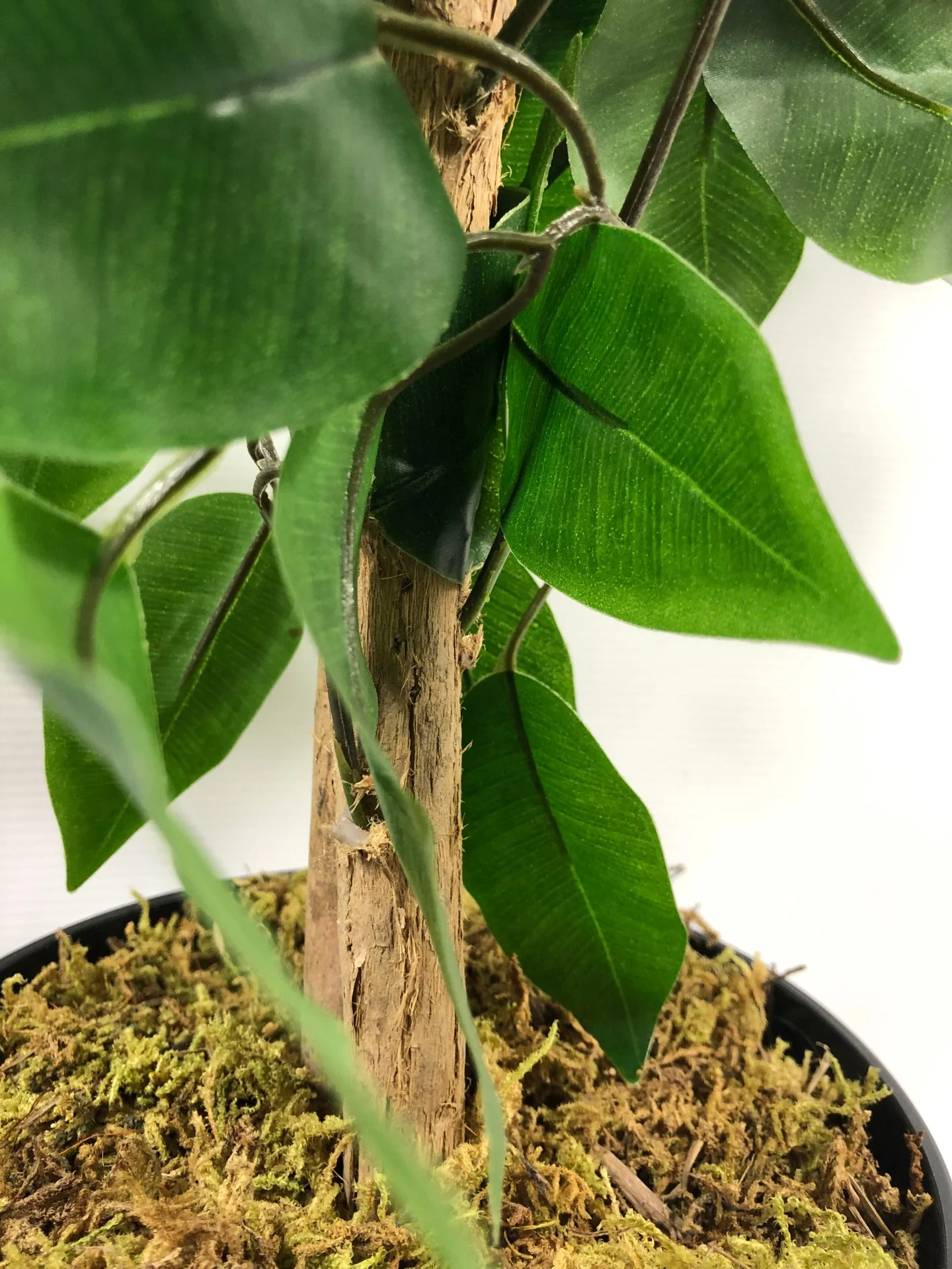 90cm Artificial Ficus Tree Bush - Large Bushy Plant - Image 2