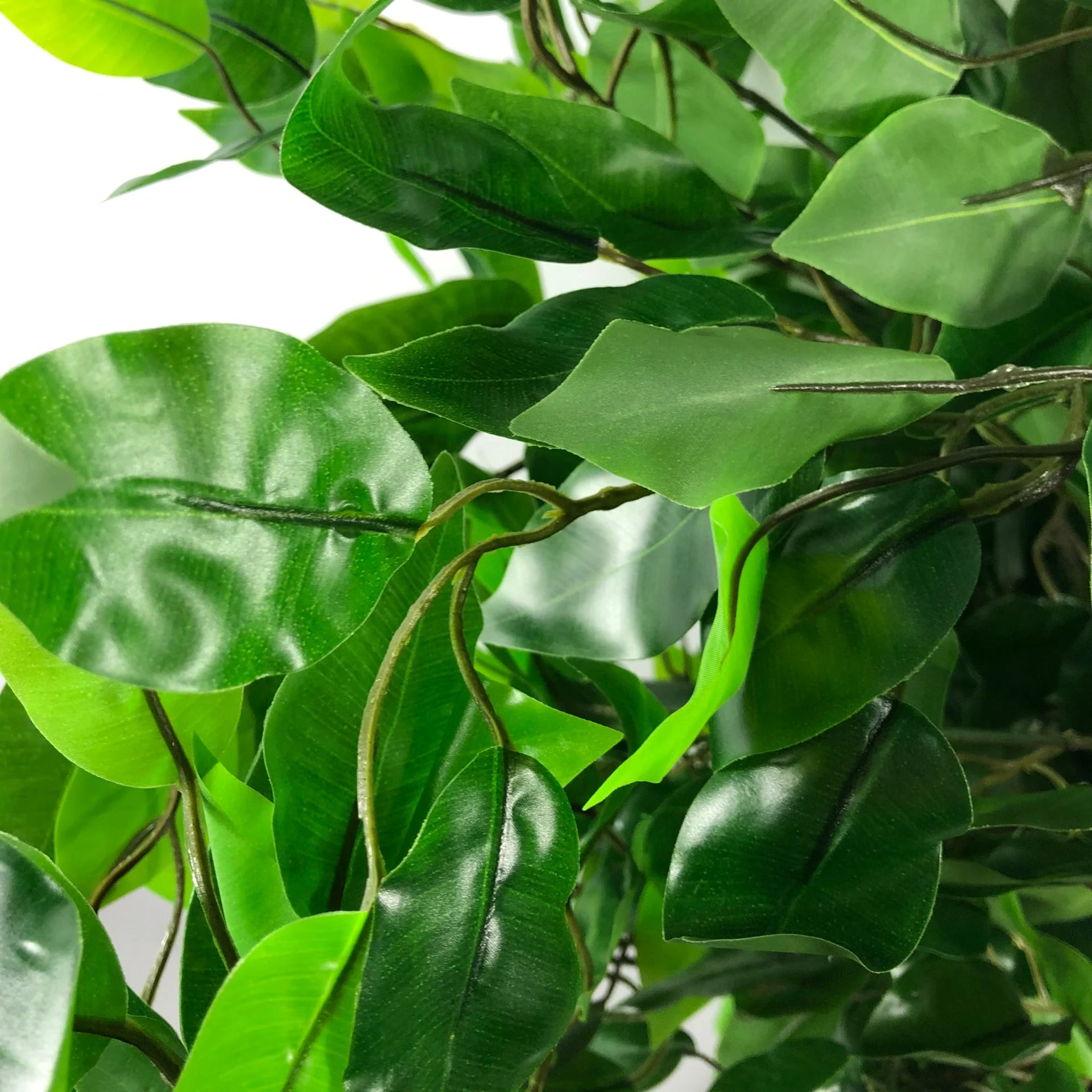 90cm Artificial Ficus Tree Bush - Large Bushy Plant - Image 3