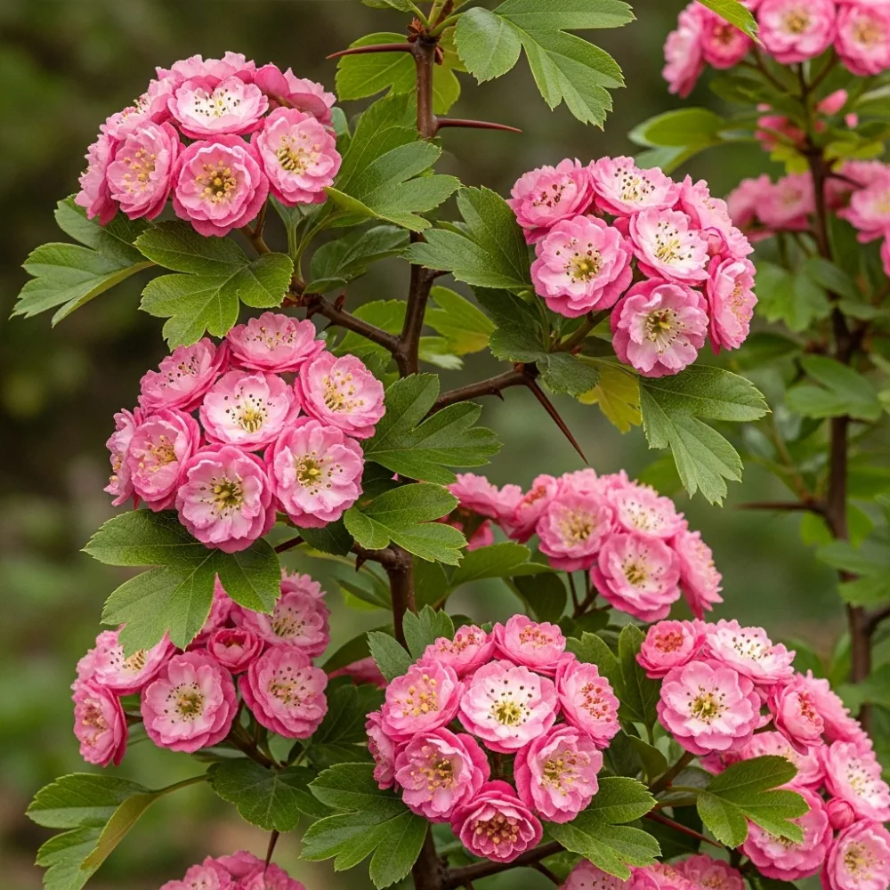 9ft Mature 'Crimson Cloud' Hawthorn Tree | Multi-Stem Tree | Grown in 20L Airpot - Image 3