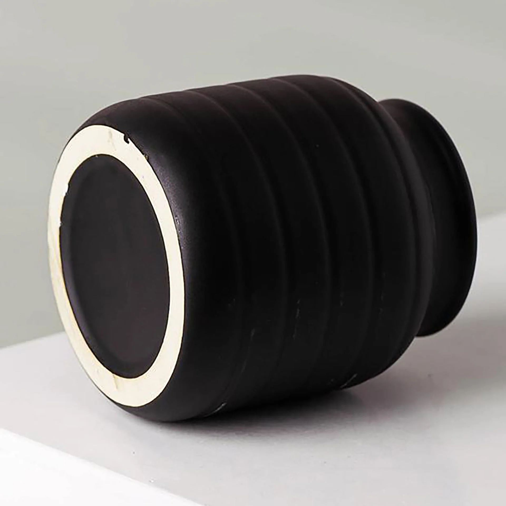 Black Vase Planter 13 x 13 x 14cm - Image 3