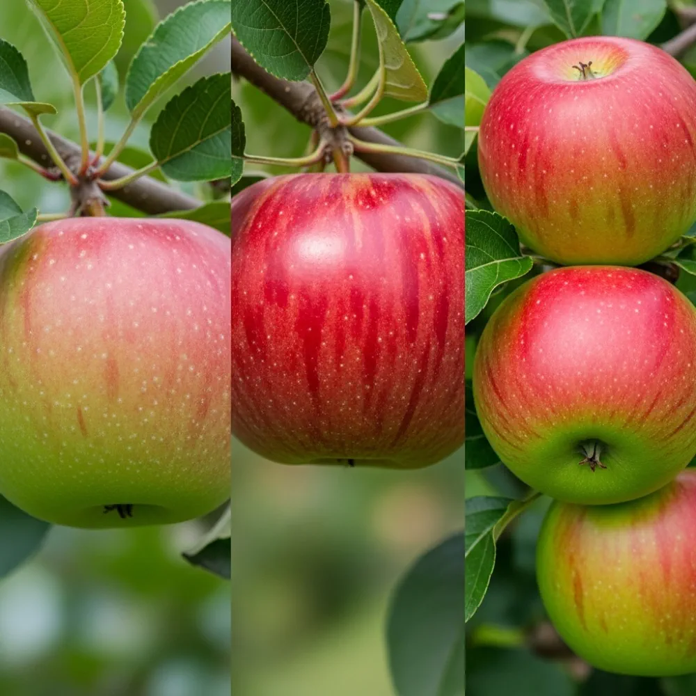 Egremont Russet', 'Fiesta' & 'Fortune' (Bare Root) Trio Tree