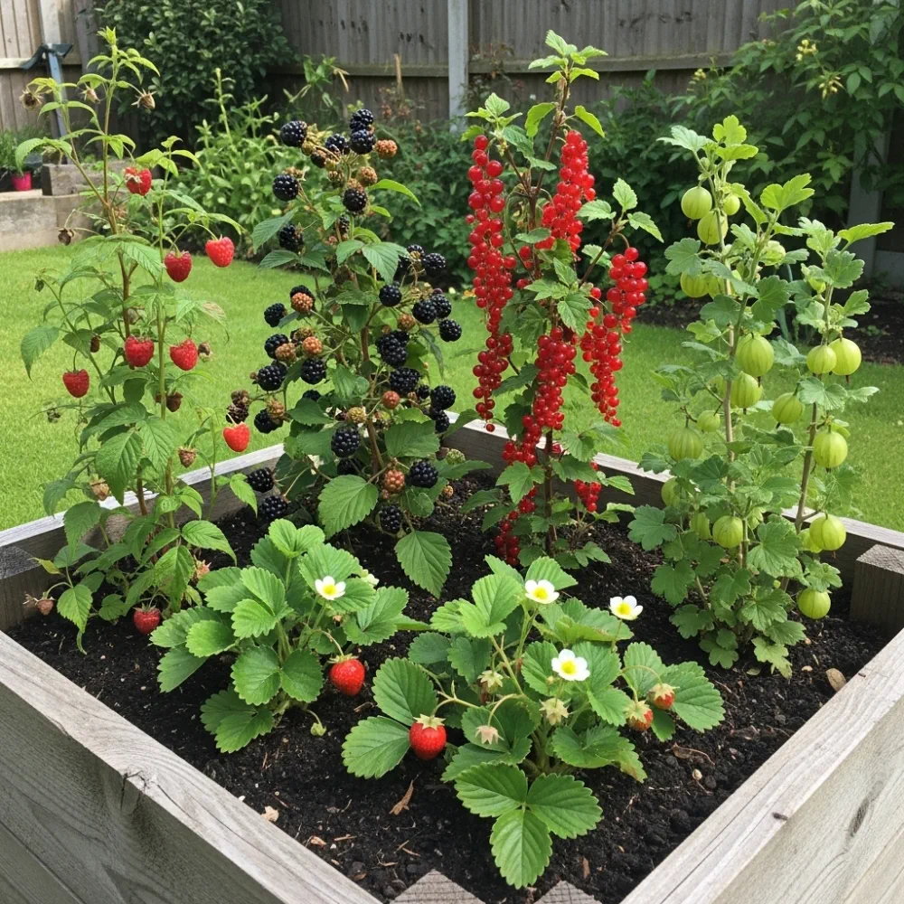 Jam Maker's Fruit Plants Collection | Extra Large Allotment in a Box (9 Premium Plants & 1 Tree) - Image 4