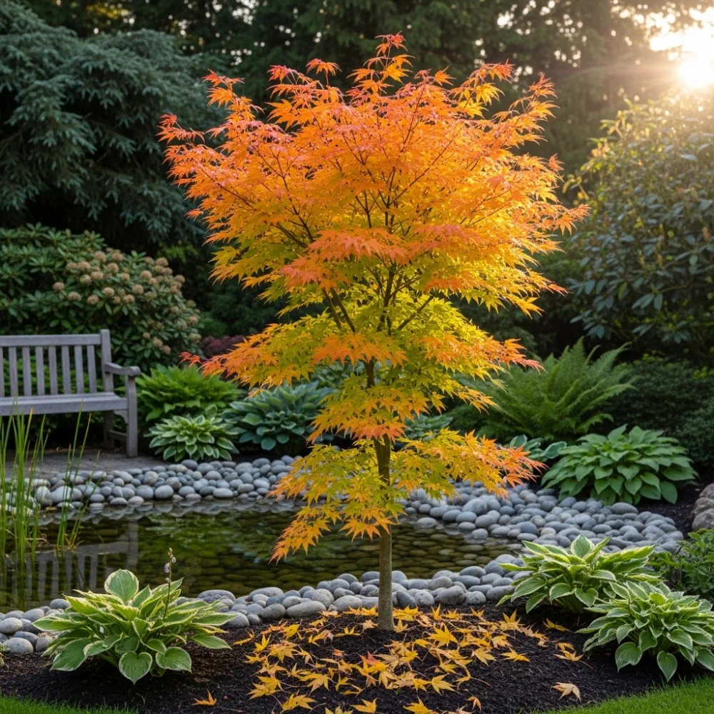 Japanese Maple Tree | Acer palmatum Orange Dream | 3ft Tree in 7.5L Pot - Image 3