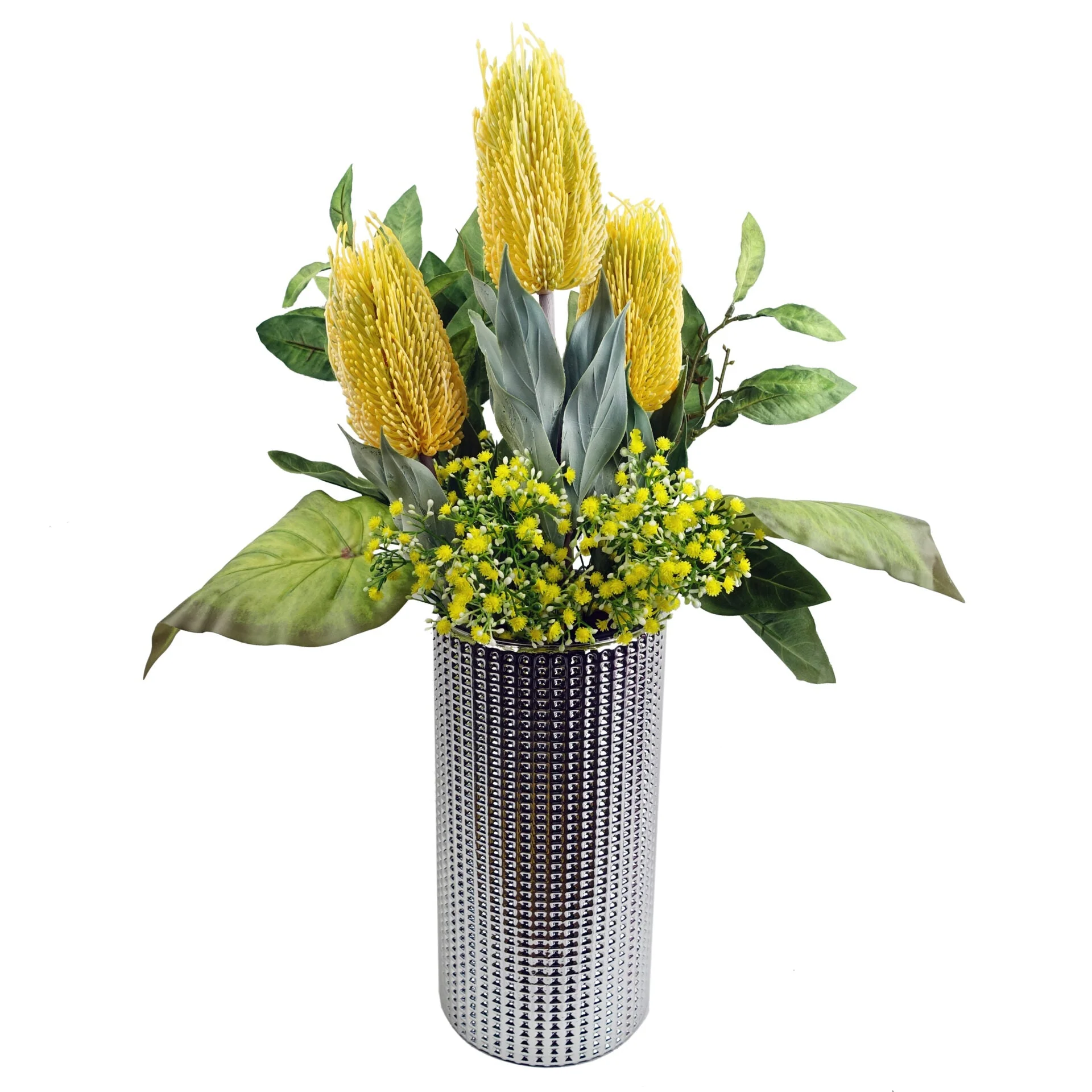 Pack of 6 x 55cm Gypsophila Yellow Stem - Image 4