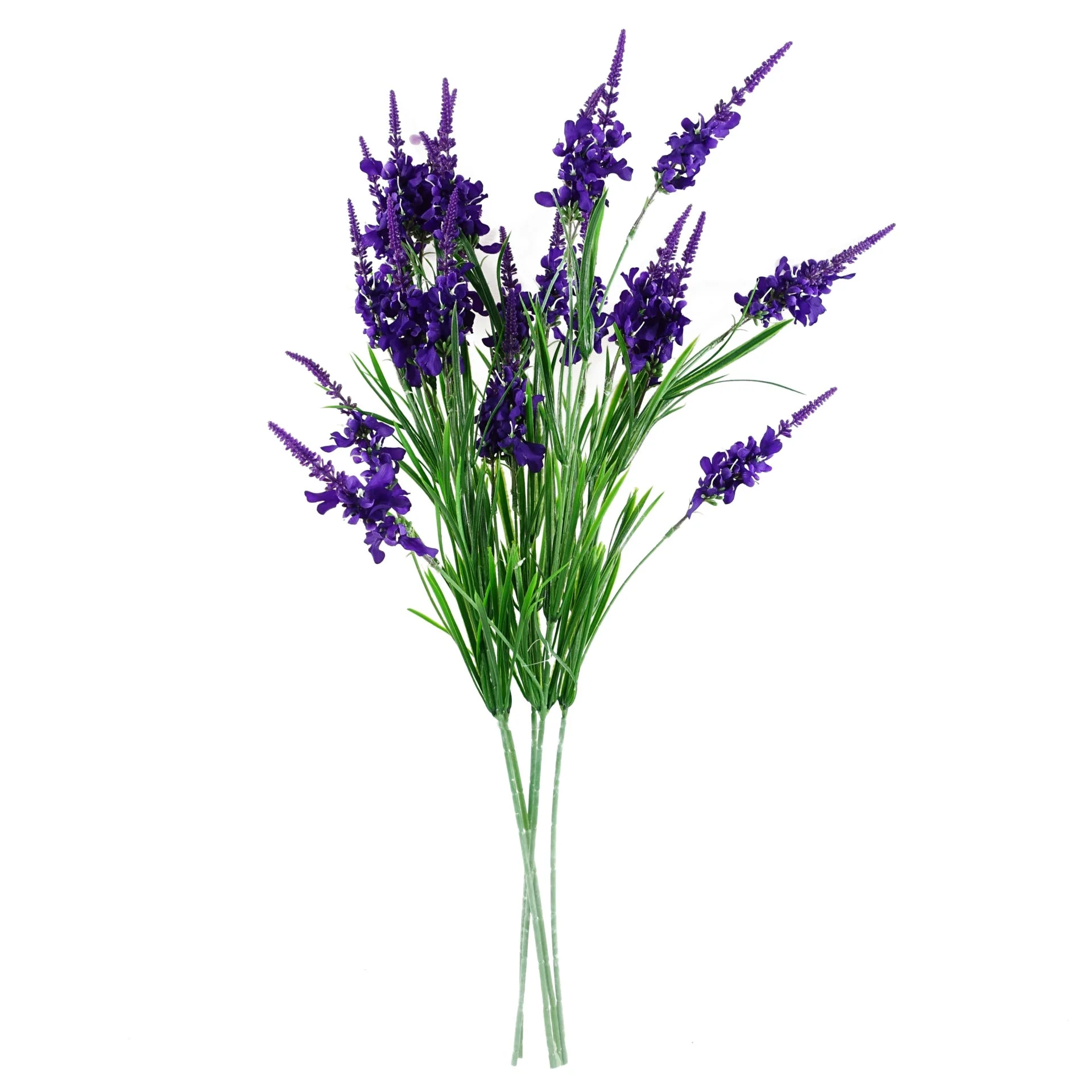 Pack of 6 x 80cm Purple Larkspur Artifical Stem - Image 2