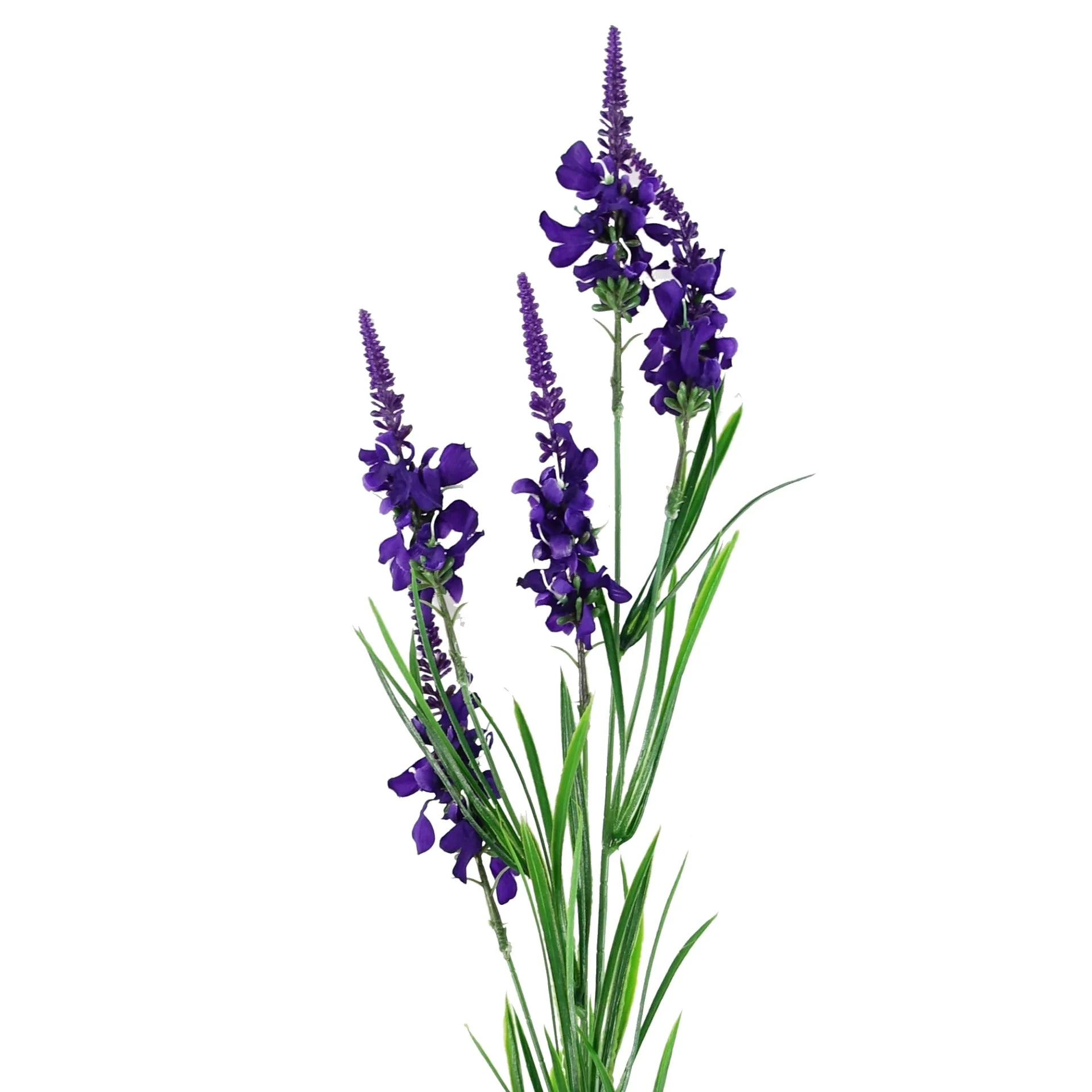 Pack of 6 x 80cm Purple Larkspur Artifical Stem - Image 4
