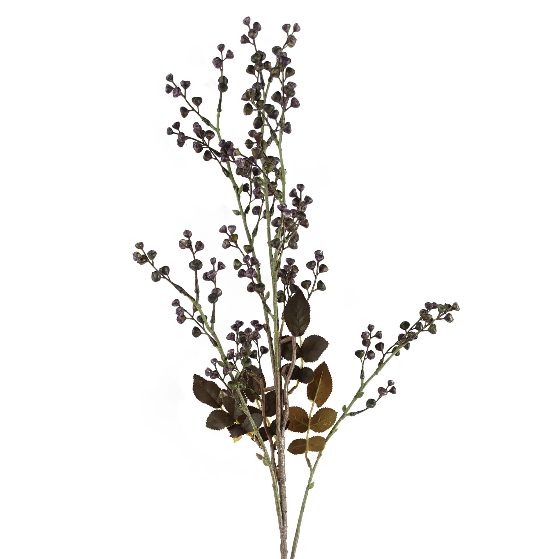 Pack of 6 x 85cm Artificial Dark Berry Stem - Image 4