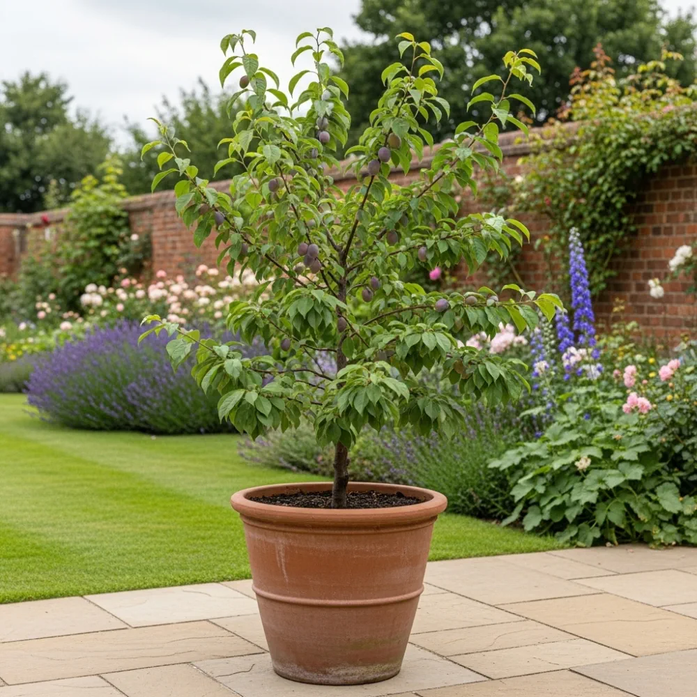 Patio 'Opal' Plum Tree | 3ft | Bare Root - Image 7