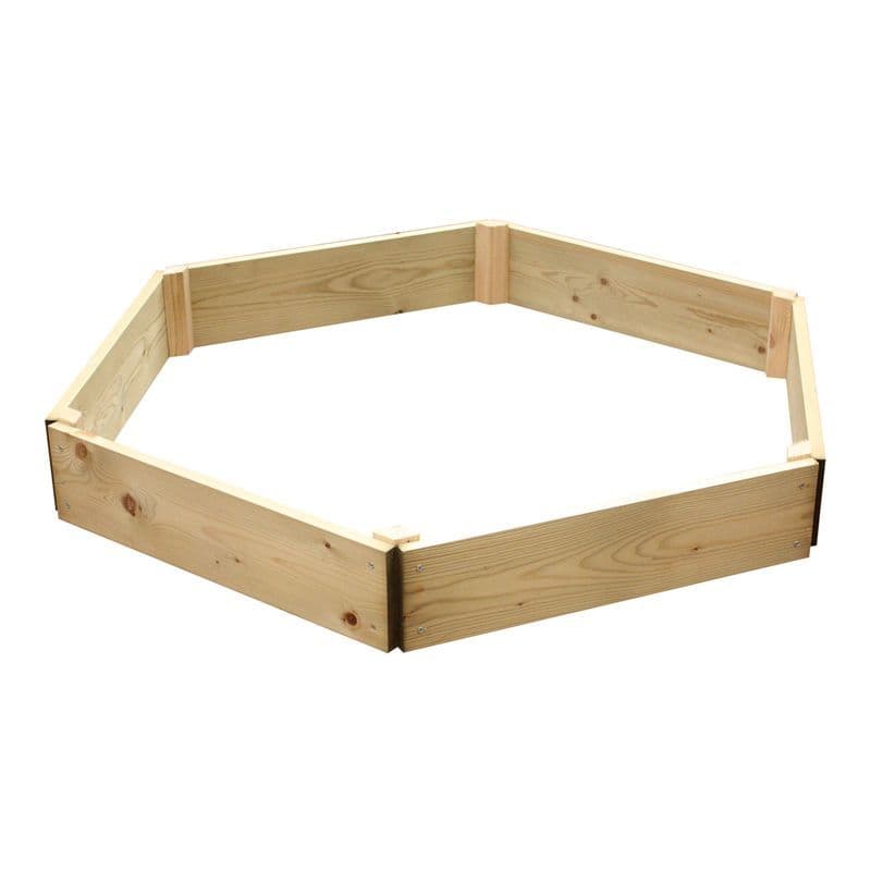 Premium Hexagon Wood Raised Bed - Image 4