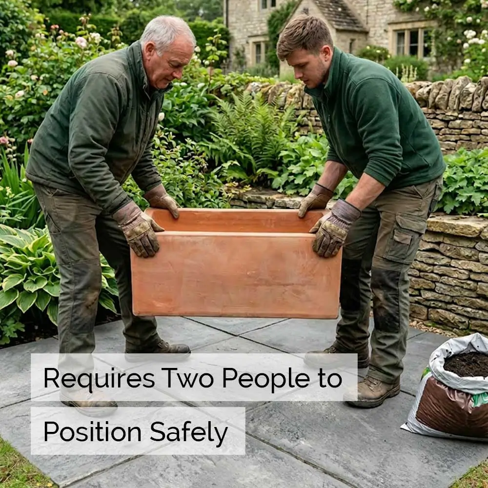 Rustic Terracotta Trough Planter - Image 15