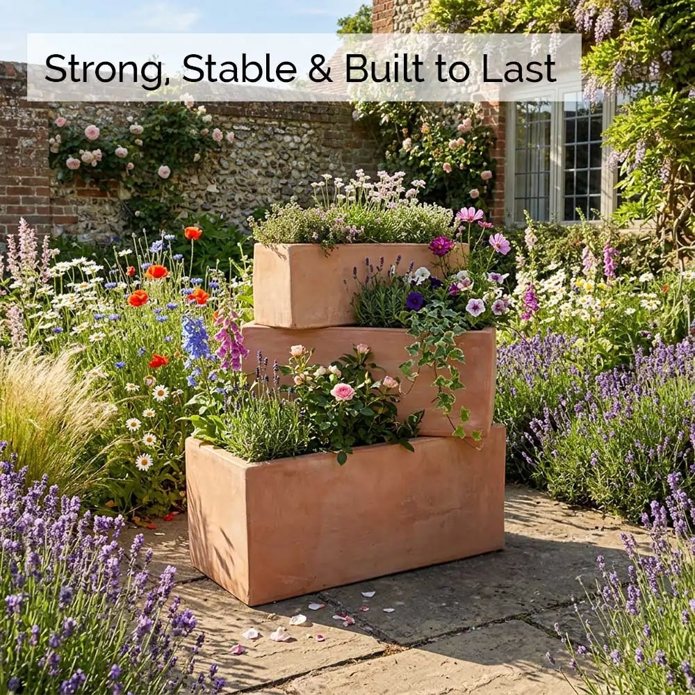 Rustic Terracotta Trough Planter - Image 29