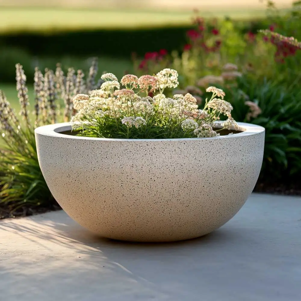 Zinc Galvanised Bowl Planter - Image 68