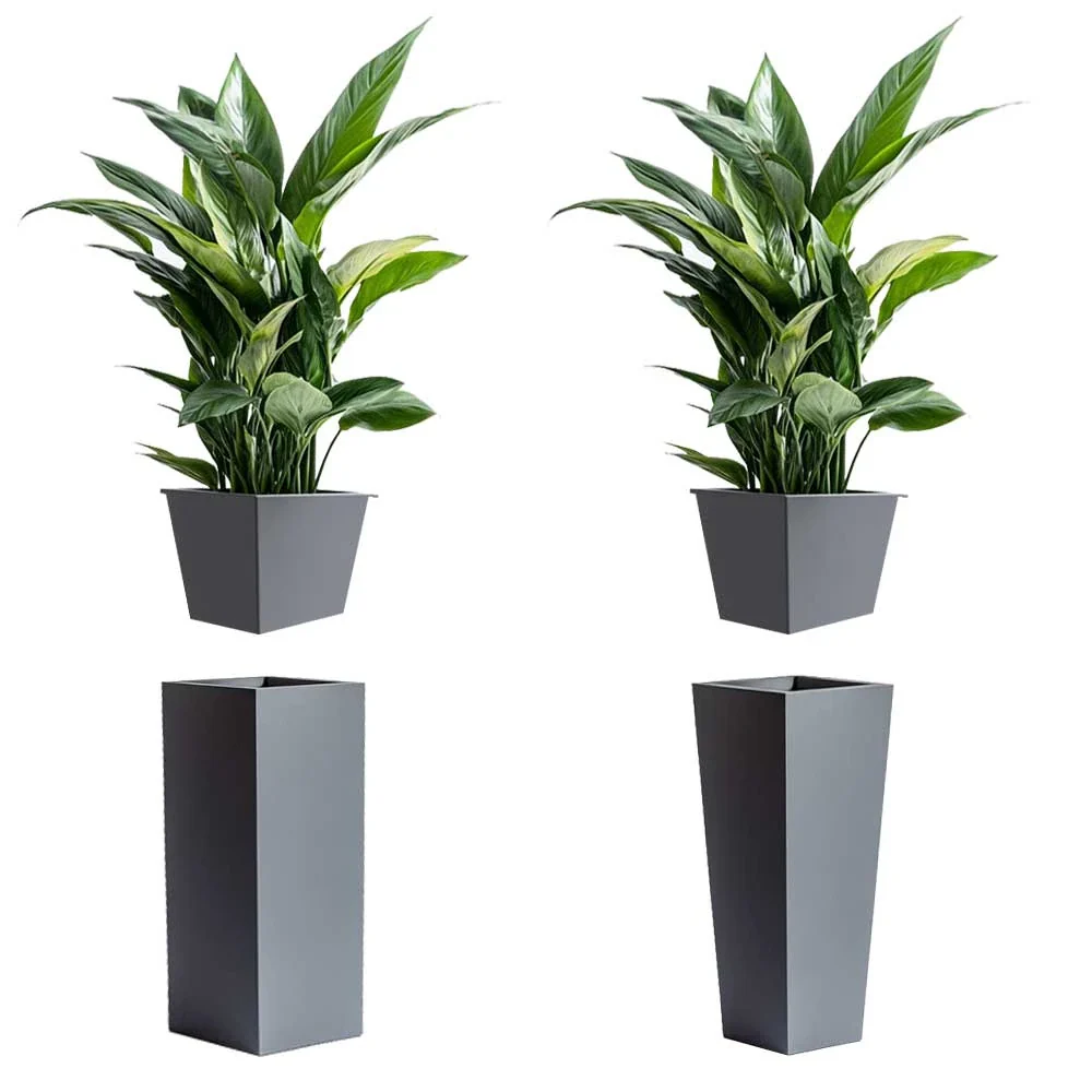 Zinc Planter Insert for Tall Square & Tapered Square - Image 13